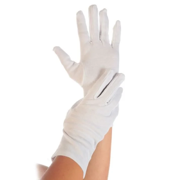 Gants de service coton blanc par paire S