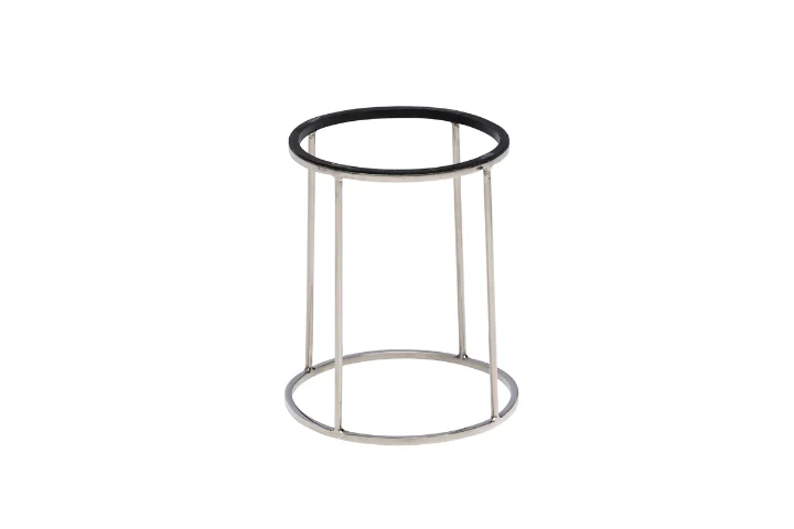 Rehausseur de buffet en acier inoxydable Ø22/24 x28 cm