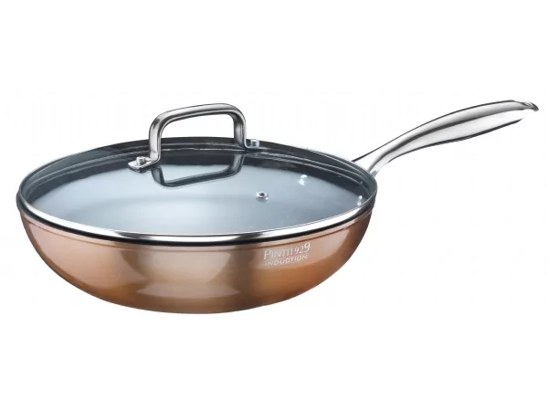 Pintinox Materic wok met deksel D280x95mm